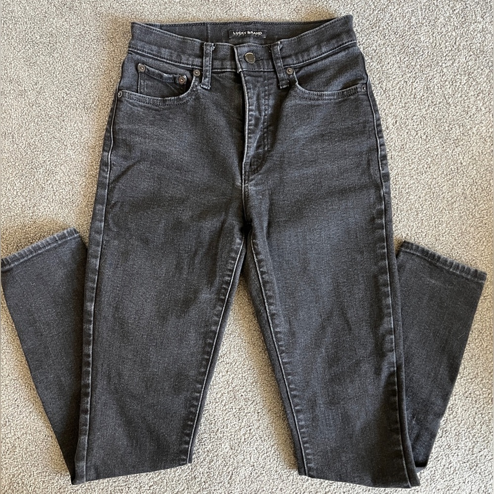 Lucky Brand Bridgette Skinny Jean Black 6L